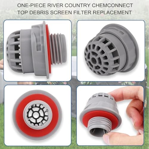 Pool Hot Tub Spa Parts for SaluSpa Top Debris Screen Strainer Replacement with Seal Only for Bestway and Coleman Lay-Z-Spa P00260