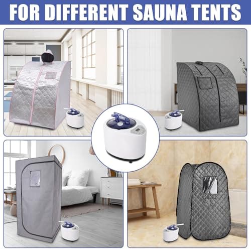 2.6L Sauna Steamer Machine, Portable Steam Generator Sauna Steamer with Remote Control, Sauna Steamer Pot for Home Shower Spa 1000w
