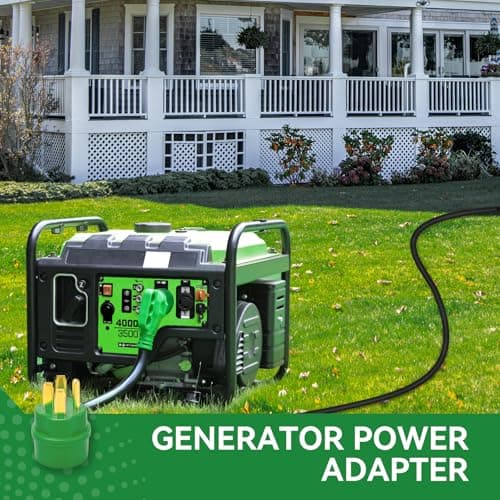 NEMA 14-50P to NEMA 14-50R Generator Adapter Plug, 50Amp 4 Prong Connector,125V/250V 50Amp Generator Cord Extension Plug