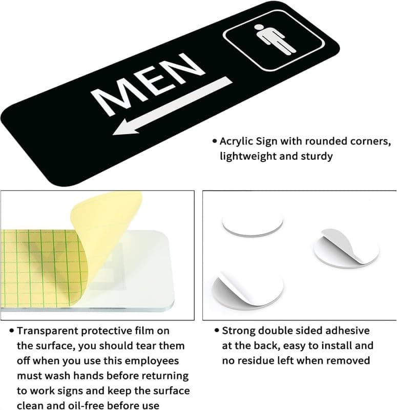Generator Room Sign For Business Self Adhesive Signs Industrial Warning Signs For Office Outdoor Indoor Supplies 10"X3" (Red And White)