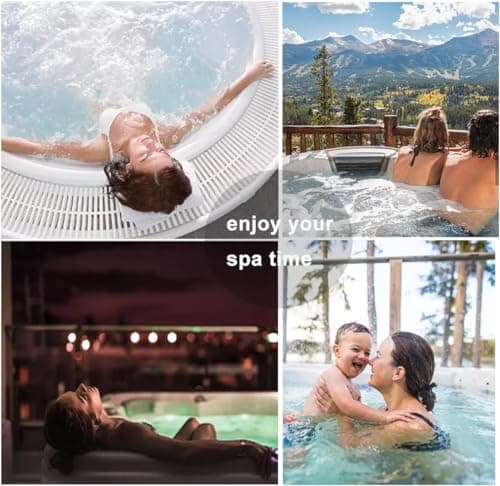 Hot Tub Thermal Blanket Bubble Cover 16 Mil Insulation Blanket,6ft x 6ft Floating Spa Solar Blanket