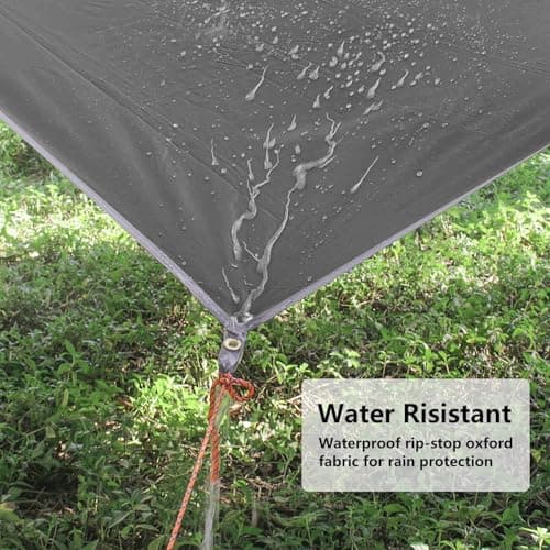 Unigear Hammock Rain Fly Waterproof Tent Tarp, UV Protection and PU 3000mm Waterproof, Lightweight for Camping, Backpacking and Outdoor Adventure