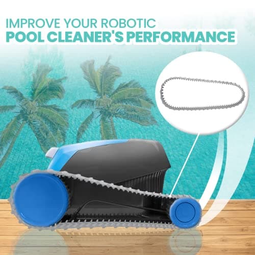 (2 Pack) Replacement Gray Tracks for Maytronics Dolphin Robotic Pool Cleaners with Part Number 9983152-R2 Dolphin Parts