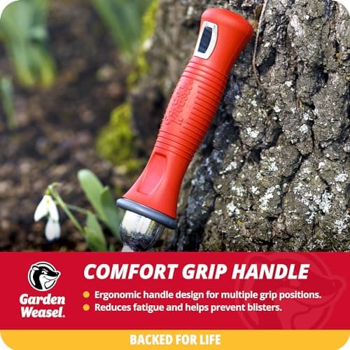 Garden Weasel Double-Sided Garden Cultivator/Tiller | Cultivate, Till, Break Up Soil | Planting and Gardening Hand Digging Tool, Heavy Duty Cultivator, Hand Tool Weeder | 91367