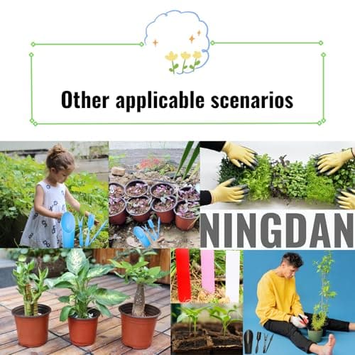 Garden Shovel Hand Tools Transplanting Potting Bonsai Soil Scoop Plastic Succulent Kits,Mini Garden Plant Care Shovel Soil (Black)