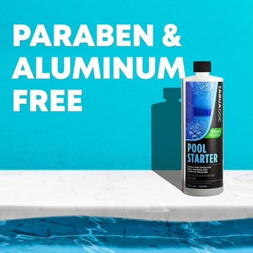 Pool Opening Chemical - 32oz for up to 30,000 gallons - Pool Starter Kit for Above Ground & Inground Pools - AquaDoc Pool Chemicals Made in USA