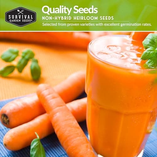 Drought-Tolerant Vegetable Seed Collection - 10 Packets of Seeds to Grow Drought-Resistant Plants for Growing in Home Vegetable Gardens - Non-GMO Heirloom Open-Pollinated - Survival Garden Seeds