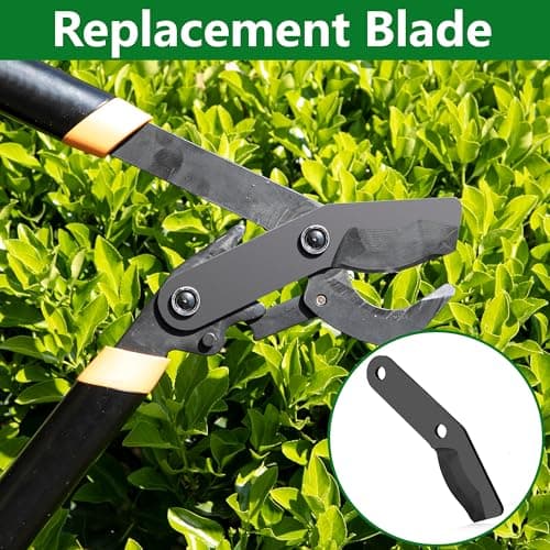 Adnee 2 Pcs SK5 Steel Lopper Replacement Blade-Black Bypass Lopper Blades for Tree Trimming-Replacement Blade Garden Tools Fit for PowerGear2