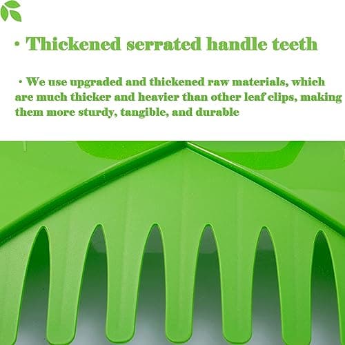 Eastrans 1set Leaf Scoops and Hand Rakes,Leaf Claws for Picking up Leaves,Grass Clippings and Lawn Debris,Light Green,2pcs