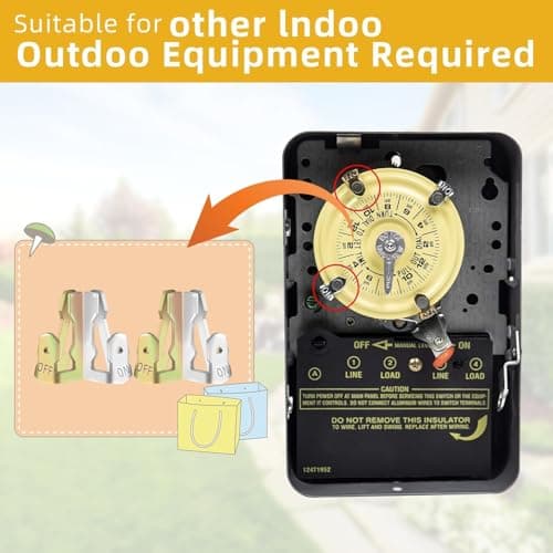 6 PCS Time Switch Replacement Trippers Kit Compatible with Intermatic 156T1978A for T100 Series Clock Dial Trippers Timers Intermatic Timer Parts, Pool Timer On Off Clip Parts