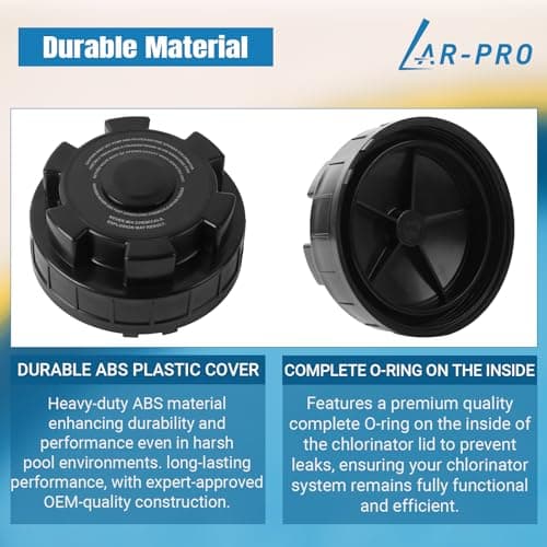 AR-PRO Replacement Chlorinator Lid Cover for CL200, CL220, and CLX200CA - Compatible with Hayward Pool Automatic Chlorinator Parts - Made of Durable ABS Material