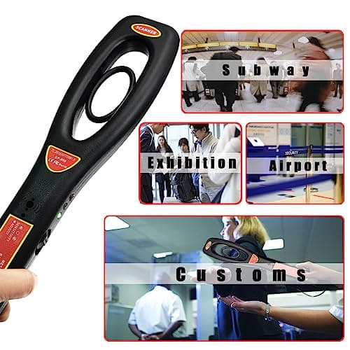 Hand Held Metal Detector,V·RESOURCING Portable High Sensitivity Metal Detector,for Security Inspection,Detecting Electronic Product, Metal Object