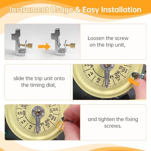 Updated Pool Timer On Off Clips 12pcs, Juvaeny Time Switch Replacement Trippers Kit 156T1978A Pool Pump Timer Tripper Compatible with Intermatic T100 Series T101 T104 Timer Parts (6On /6Off /12Screws)