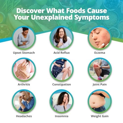 5Strands Food Intolerance Test, 640+ Items Tested, Food Sensitivity at Home Test Kit for Adults & Kids, Accurate Hair Analysis, Results in 5 Days