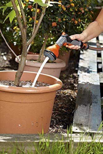 Gardena (32131-FP) Frost Proof Nozzle 3 Spray Patterns Hard Stream, Bubbler for Potted Plants, Soft Spray