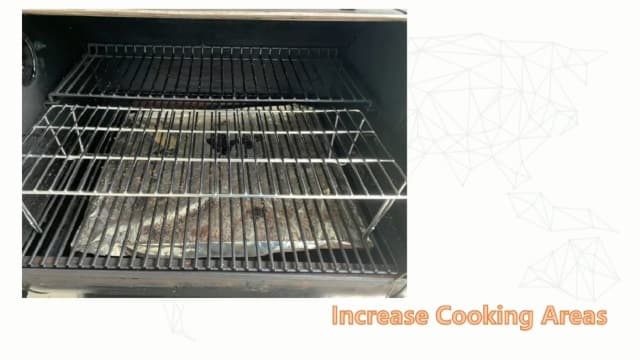 QuliMetal Grill Warming Rack for Green Mountain Grills Daniel Boone Pellet Grills, Stainless Steel, Replacement Parts for GMG-6008