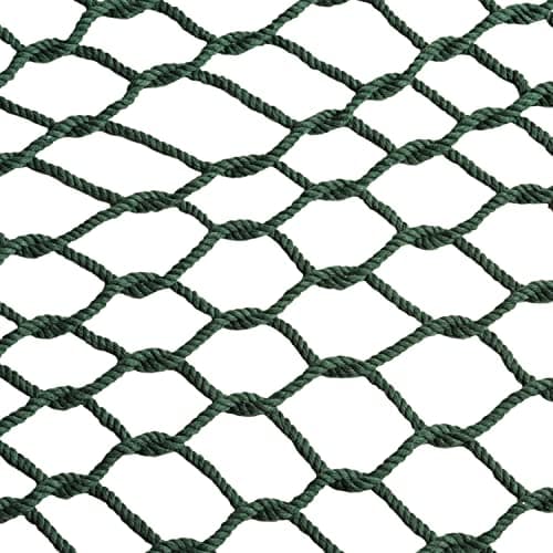 Bliss Hammocks BH-410GR 60in Wide Cotton Rope, Indoor Outdoor Poolside Patio Backyard Hammock, Includes Chains & Hooks, Eco Friendly Polyester, Hardwood Spreader, 450 Pound Capacity, Green