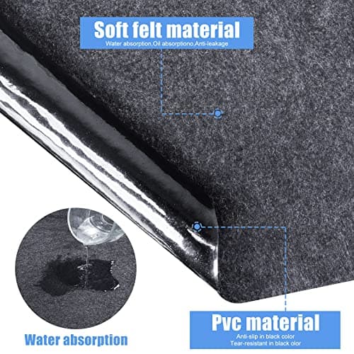 80 * 80 inch Inflatable Hot Tub Mat, Outdoor Indoor, Waterproof Slip-Proof Backing, Absorbent Spa Pool Ground Base Flooring Protector for Hot Tub