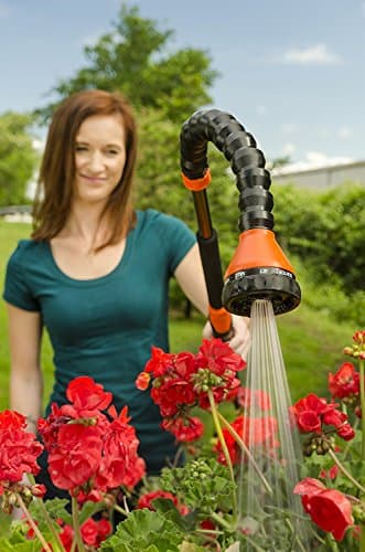 BLACK+DECKER BD2142 Lightweight Snake Watering Wand with 9-Pattern Spray Head
