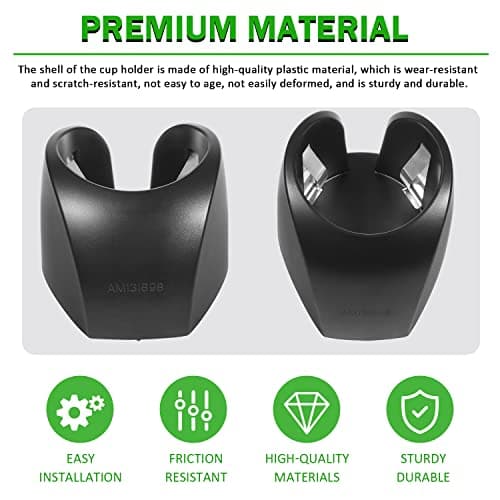 Beverage Cup Holder for John Deere 325 335 345 355 GT225 GT235 GT245 Lawn Garden Tractors Multifunctional Cup Holder Replacement for: AM132036, AM131898, AM130685