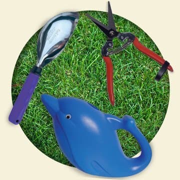 Soil Scoop with Ergonomic Comfort Grip - Yellow