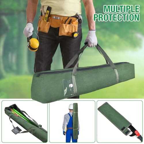 Scalebeard 26FT Pole Saws for Tree Trimming, Lightweight & Sturdy Tree Pruner with Thickened Saw Blade and Scissors for High Branches Trimming, Extendable Tree Trimmer for Pruning Palms and Shrubs