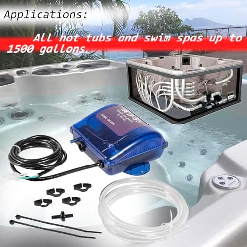 HCD-55 Spa Ozonator Kit,General Purpose High Output Ozone Generator (120V / 240V),Suitable for Hot Tubs & Swim Spas
