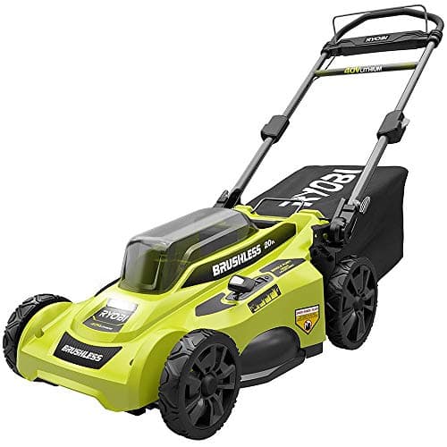 RYOBI Cordless Push Lawn Mower 20 in. 40-Volt with Whisper-Quiet Design