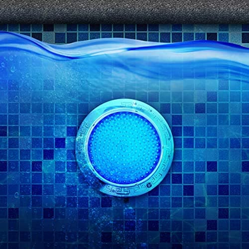 Therwen Pool Light Ring Replacement Pool Light Gasket Stainless Steel Face Ring Assembly Replacement for Swimming Pool LED Light, 8.4 Inch
