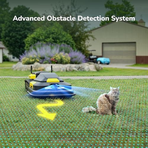 YARBO Robot Lawn Mower, Remote Control Robotic Lawnmower for Large Yard Up to 6 Acres, 70% Steep Slopes, AI Multi-Zone Mapping & 360° Obstacle Avoidance, RTK GPS, Modular Design, Perimeter Wire Free