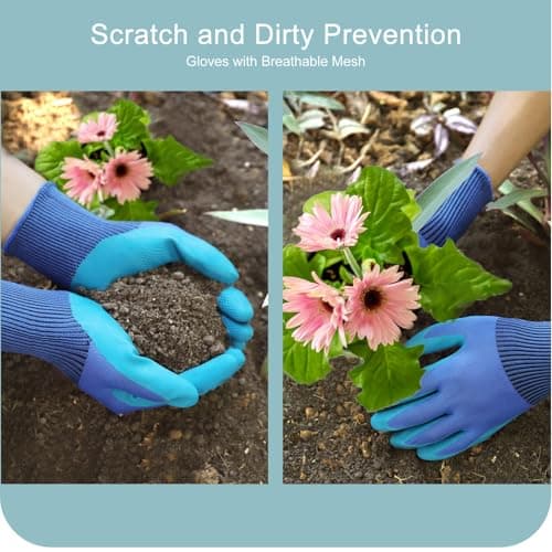Kynup Garden Tools 7-Piece, Gardening Hand Tools, Gardening Tools Set with Rust-Proof,Stainless Steel, Aluminum Alloy Material, Gardening Supplies Set Ideal Gift