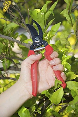 Corona BP 3214D ComfortGEL Bypass Hand Pruner, 3/4-inch cut , Red