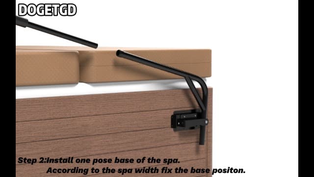Spa Cover Lift Top Mount Spa & Hot Tub Cover Lift Removal System Fit for Most Spa & Hot Tubs