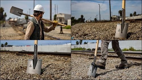 Made in Germany Since 1899 - Berliner Long Spade - Professional Digging Spade, Outperforms Shovels Tool 6lb - 51.3 in (Berliner)#IS130