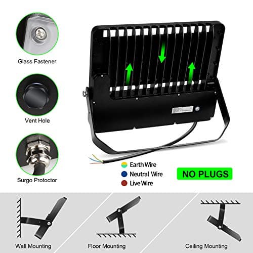 LEDMO 240W LED Flood Lights Outdoor, High- Brightness 36000 Lumen Stadium Lights Commercial Floodlights Heavy-Duty Outside Spotlight for Yard Court Area Field
