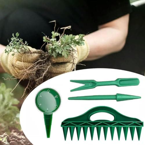 Seed Spreader, 2025 New Sowing Seeds Dispenser Set, Mini Seed Dispenser for Small Seeds, Handheld Seed Planter Tool Seed Dibber Multifunctional Seed Spacer Gardening Tools