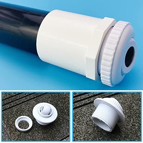 3 Pieces 3/4-Inch pool jet nozzles SP1419D Opening Water Directional Flow Inlet Pool Return Jet Fittings Spa with 1-1/2 Inch MIP Thread