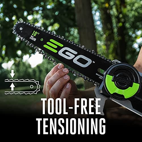 EGO POWER+ Pole Saw, Cordless Electric Pole Saw for Tree Trimming with Telescopic LED Cut Line Indicator, Battery and Charger Not Included - PS1000