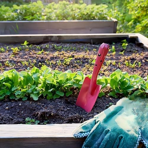 10 Pack Mini Colorful Metal Hand Shovel, Kids Teens Adults Trowel Set Garden Tools for Flower Soil Planting Digging Transplanting (11 x 3 Inch)