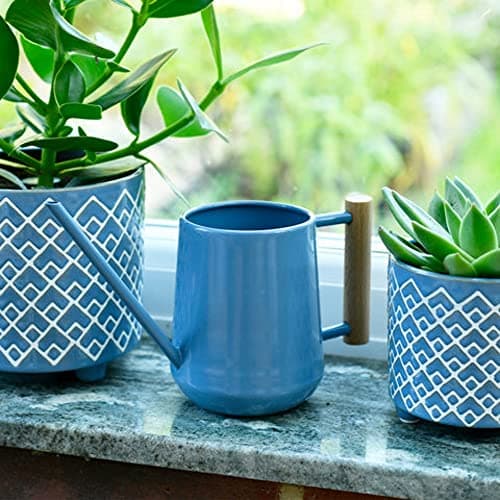 Burgon & Ball Indoor Watering Can, 0.7 Litre Capacity, Blue