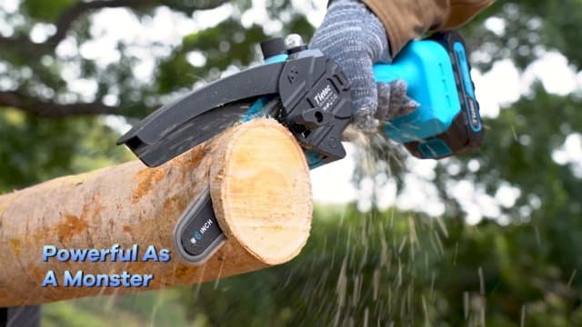 Tietoc Mini Chainsaw 6 Inch Cordless, Portable Electric Chain Saw Small Handheld Battery Powered Super Saws, Tools for Household & Garden, Gifts for Men Dad Husband Fathers Him Her Women Mom 2025