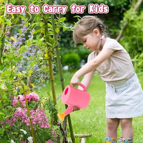 Kids Gardening Tools Set Includes Toddlers Gardening Gloves Sturdy Tote Bag Watering Can Shovel Rake Trowel Children Unicorn Apron Birthday Christmas Easter Gift for Kids Boys Girls