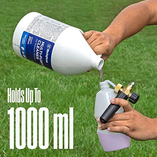 Westinghouse Foam Cannon for Pressure Washers - 3600 Max PSI, 1/4” Connector - for Gas and Electric Pressure Washers