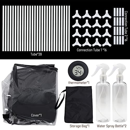 Large Still Air Box Mushroom Mycology Fume Hood Propagation StationsGrow Kit Mushroom Grow Bags Your Monotub Kit Mushroom Planting BagTent for Spores Horticulture Supplies （31.5 * 20.5 * 20.5inch）