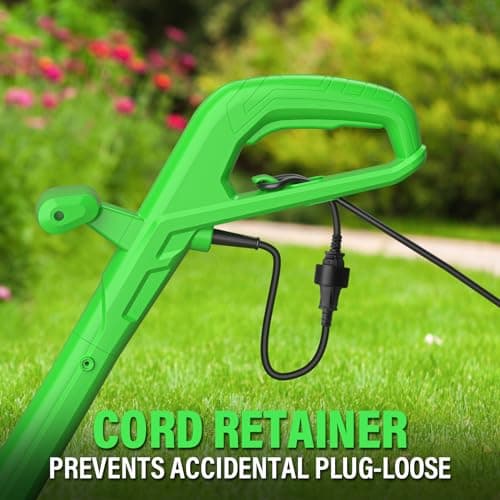 SOYUS Corded Weed Wacker, 9 Inch String Trimmer, Electric Weed Wacker Corded for Garden, Lawn, Yard