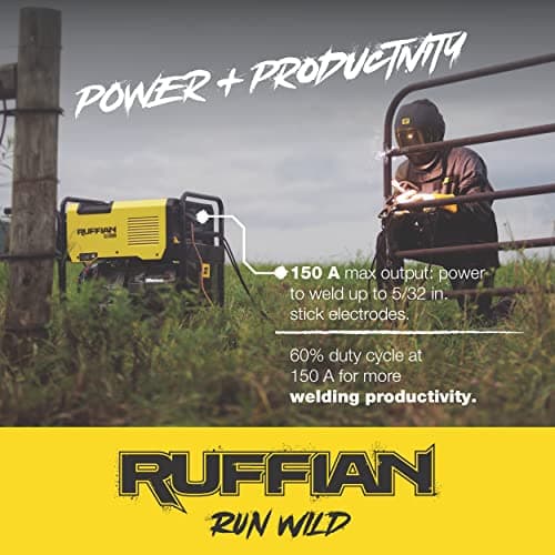 ESAB® RUFFIAN™ ES 150G Engine Driven Welder, 4.5 kW