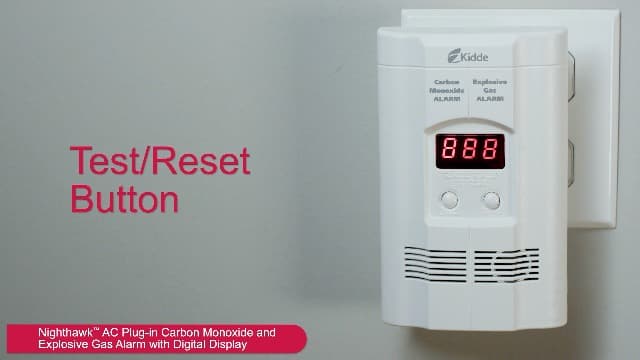 Kidde Carbon Monoxide Detector, Propane, Natural, Methane, & Explosive Gas Alarm, Plug-In Wall with 9-Volt Battery Backup, Digital LED Display