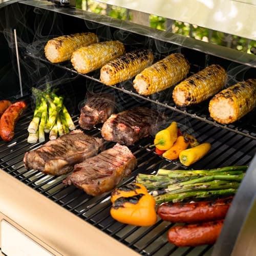 Z GRILLS 2025 Electric Pellet Grill & Smoker, 700 sq in Cooking Area, Dual-Wall Insulation, PID V2.1 Controller, Meat Probes, Easy Hopper Clean-out, Includes Grill Cover, 8 in 1 Outdoor BBQ, 700D6
