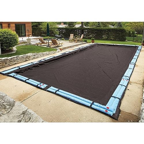 Blue Wave Bronze 8-Year 20-ft x 44-ft Rectangular In Ground Pool Winter Cover