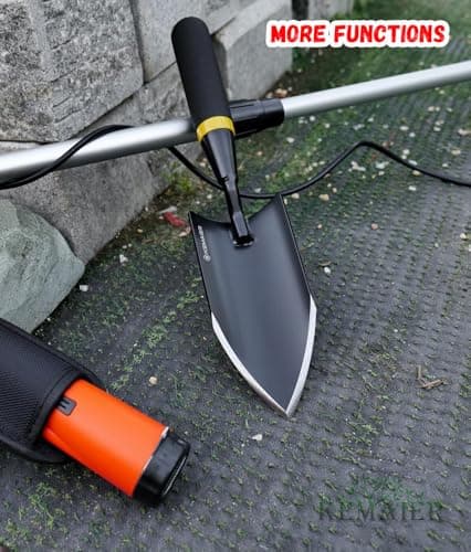 Garden Shovel - Heavy Duty Gardening Hand Trowel, Carbon Steel Garden Trowel with Rubberized Handle, Trowel Garden Tool for Diligent Farmer Soil Planting Digging Transplanting